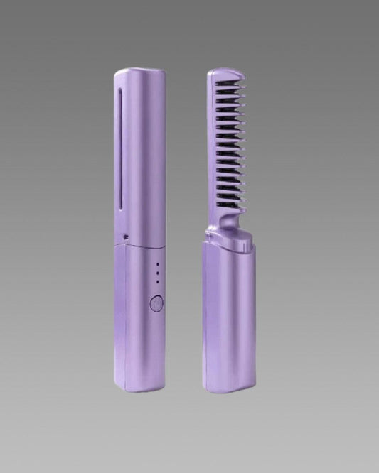 Meneflix Portable Mini Hair Straightener Cordless Comb