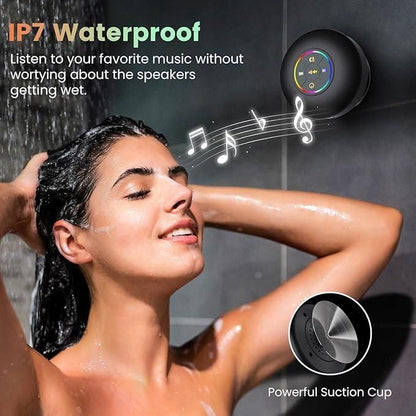🔊 Large Suction Cup Waterproof Bluetooth Speaker